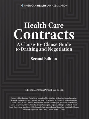 cover image of Health Care Contracts (AHLA Members)
